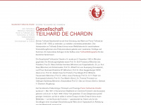 gesellschaft-teilhard-de-chardin.de Webseite Vorschau