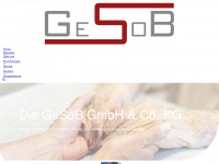 gesob-gmbh.de Webseite Vorschau