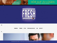 fresh-magazin.de Webseite Vorschau