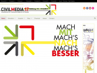 civilmedia.eu Webseite Vorschau