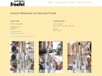 getraenke-fraefel.ch Webseite Vorschau