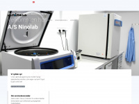 ninolab.dk Webseite Vorschau