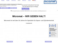 micromat.de Webseite Vorschau