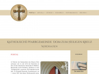 heiligeskreuz-nordhausen.de Webseite Vorschau