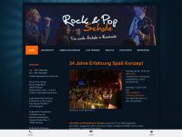 rockpopschule-rostock.de Webseite Vorschau