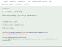onkologe-mannheim.de Webseite Vorschau