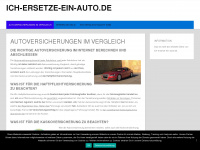 ich-ersetze-ein-auto.de Webseite Vorschau
