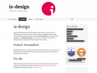 is-design.at Webseite Vorschau