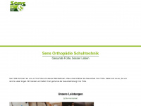 orthopaedie-sens.de Webseite Vorschau