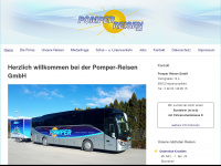 pomper-reisen.com Webseite Vorschau