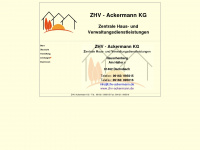 zhv-ackermann.de Webseite Vorschau