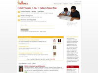 tutorz.com Webseite Vorschau