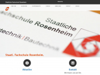 fachschule-rosenheim.de Webseite Vorschau