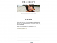 magischefloete.wordpress.com Webseite Vorschau