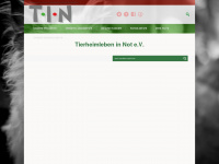 tierheimleben-in-not.de Webseite Vorschau