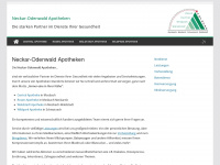 neckar-odenwald-apotheken.de Webseite Vorschau
