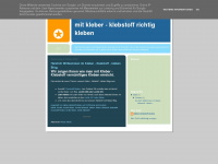 kleber-klebstoff-kleben.blogspot.com Webseite Vorschau