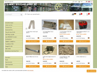 us-army-military-shop.de Webseite Vorschau