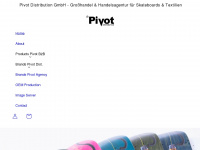 pivot-distribution.de Webseite Vorschau