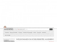 schlosshotel-mailberg.at Webseite Vorschau