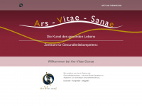 ars-vitae-sanae.com Webseite Vorschau