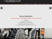 outdoorx.ch Webseite Vorschau