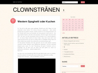 clownstraenen.wordpress.com Webseite Vorschau