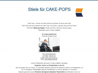 cake-pops.eu Webseite Vorschau