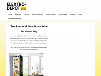 trockner-waschmaschinen.de Webseite Vorschau