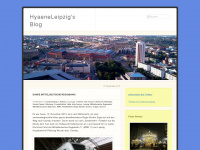 hyaeneleipzig.wordpress.com Webseite Vorschau