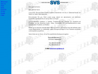 svs-systems.ch Webseite Vorschau