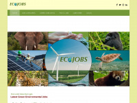 ecojobs.com Webseite Vorschau