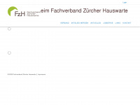 hauswart-zh.ch Webseite Vorschau