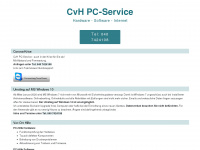 cvh-pc-service.de Webseite Vorschau
