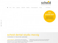 scheid-dental.de Webseite Vorschau