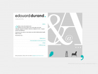 edouard-durand.com Webseite Vorschau