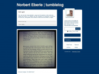 norberteberle.tumblr.com Webseite Vorschau