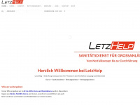 letzhelp.ch Webseite Vorschau
