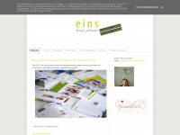 eins-designwerkstatt.com Webseite Vorschau