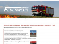 ff-neufahrn.de Webseite Vorschau