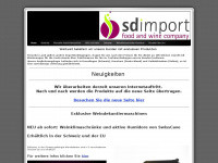 sd-import.com Webseite Vorschau