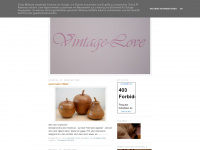 the-vintage-love.blogspot.com Webseite Vorschau