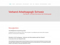 vas-arbeitsagogik.ch Webseite Vorschau