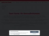teamsante.at Webseite Vorschau