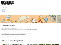 kinderkino-muenchen.de Webseite Vorschau