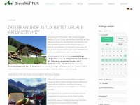brandhof-tux.at Webseite Vorschau