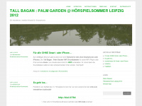palmgardenleipzig.wordpress.com Webseite Vorschau