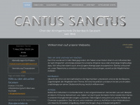 cantus-sanctus.com