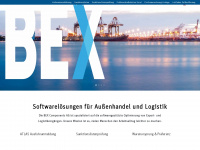 bex.ag Webseite Vorschau
