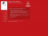 hugo-preuss-stiftung.de Webseite Vorschau